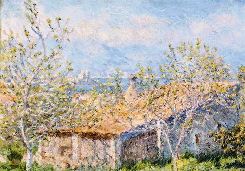 Claude Monet Gardener's House at Antibes China oil painting art